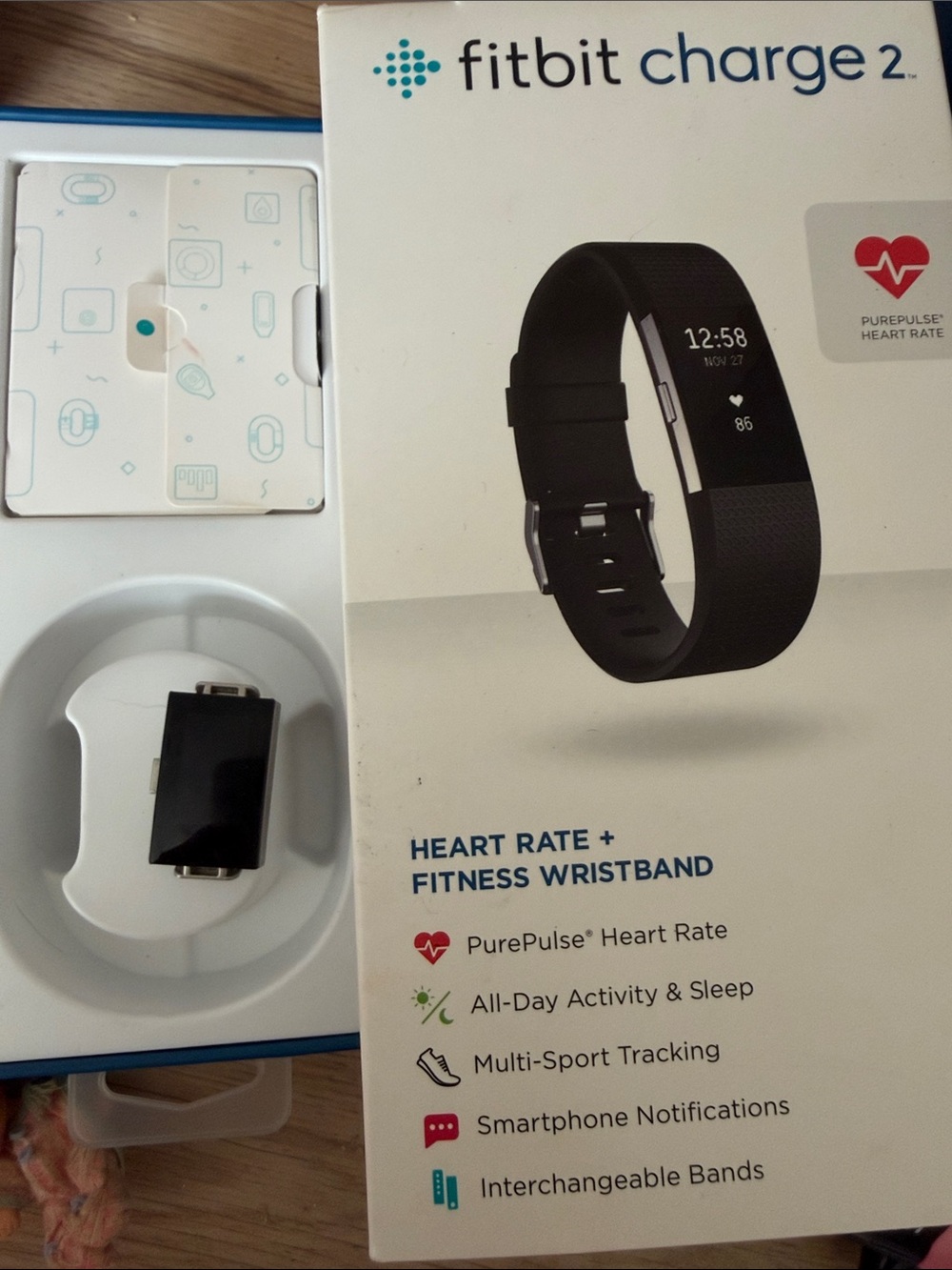 fitbit Charge 2 Fitness Needs Wristband!  - Black